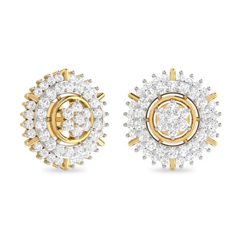 DARLA AABI JEWELS IGI DIAMOND CERTIFIED DIAMOND EARRINGS