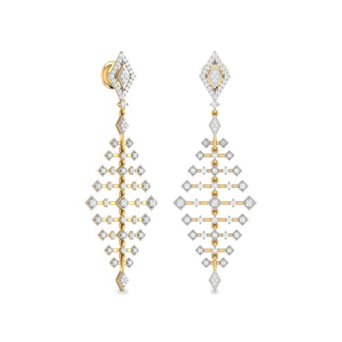 LAUREN  AABI JEWELS IGI CERTIFIED DIAMOND JEWELRY EARRING