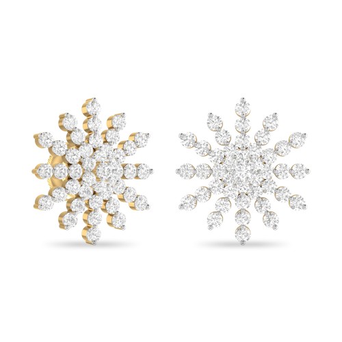 JAI  AABI JEWELS IGI CERTIFIED DIAMOND JEWELRY EARRING