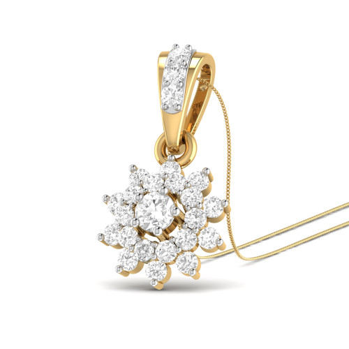 VEDA AABI JEWELS IGI CERTIFIED DIAMOND JEWELRY PENDANT