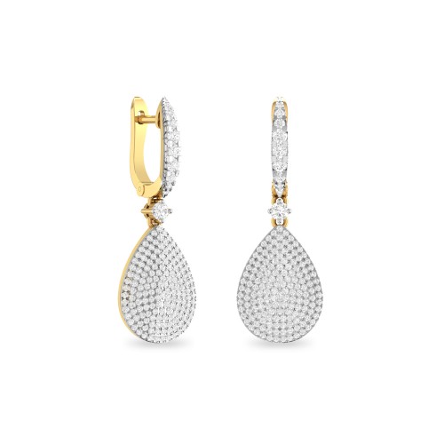 FINA AABI JEWELS IGI CERTIFIED DIAMOND JEWELRY EARRING