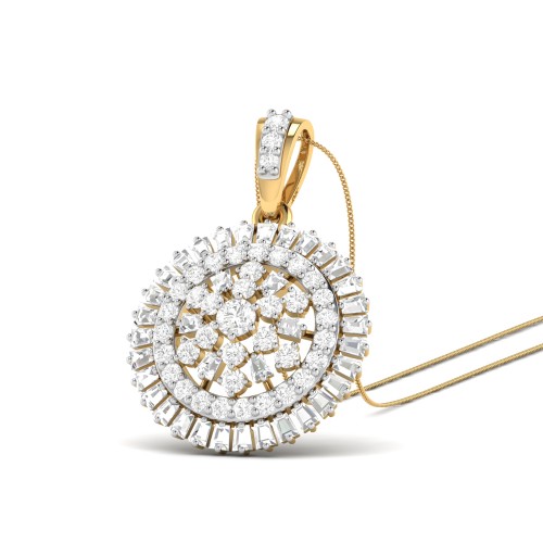 KORA  AABI JEWELS IGI CERTIFIED DIAMOND JEWELRY PENDANT