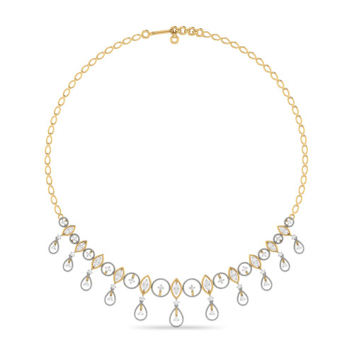 SAHARA AABI JEWELS IGI CERTIFIED DIAMOND JEWELRY DIAMOND NECKLAC