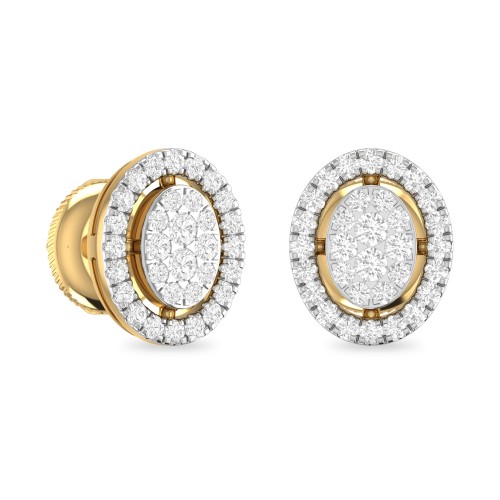 MYA AABI JEWELS IGI CERTIFIED DIAMOND JEWELRY EARRING