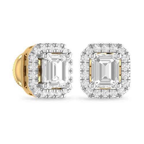 ELLA AABI JEWELS  DIAMOND IGI CERTIFIED DIAMOND EARRINGS TOPES F