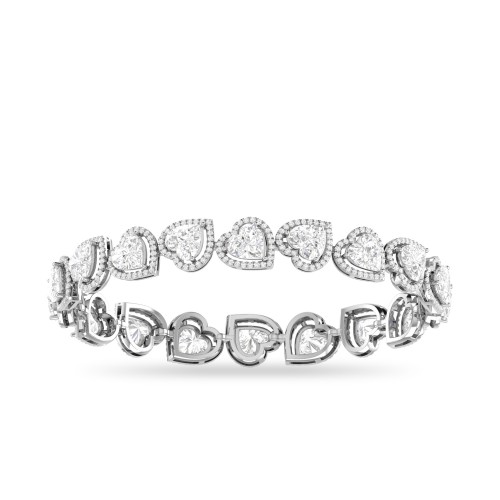 RIO AABI JEWELS IGI CERTIFIED DIAMOND JEWELRY WHITE GOLD BRACELE