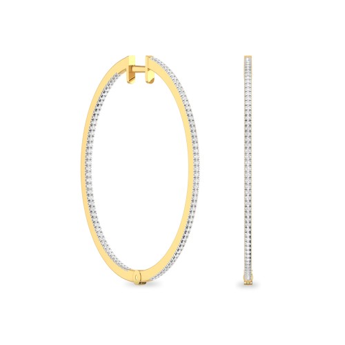 FARA AABI JEWELS IGI DIAMOND CERTIFIED DIAMOND EARRINGS