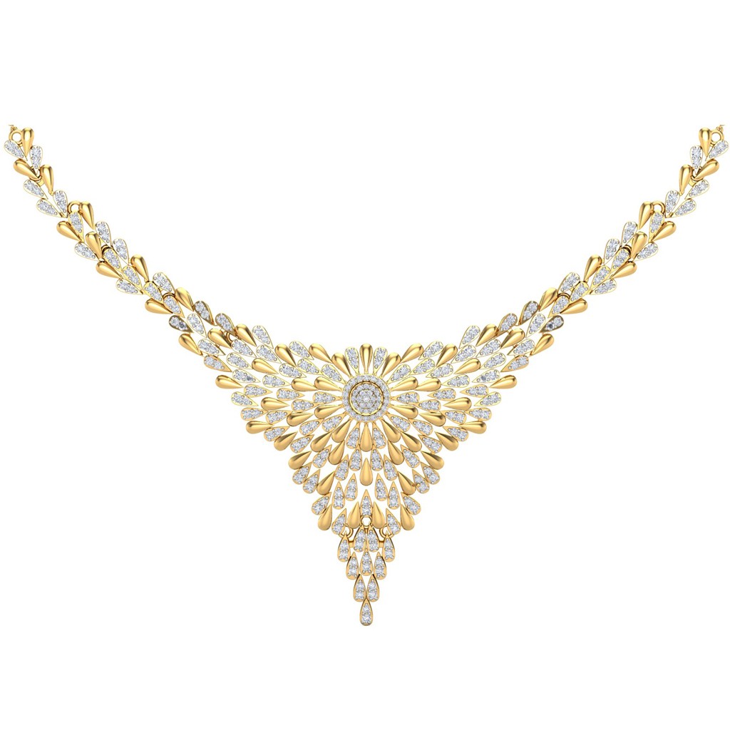 RIMA AABI JEWELS IGI CERTIFIED DIAMOND JEWELRY DIAMOND NECKLACE