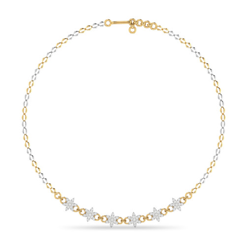 MINAKSI AABI JEWELS IGI CERTIFIED DIAMOND JEWELRY DIAMOND NECKLA