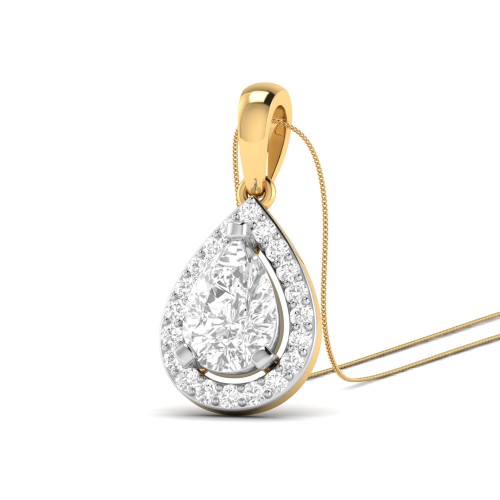 ANIKA  AABI JEWELS IGI CERTIFIED DIAMOND JEWELRY PENDANT