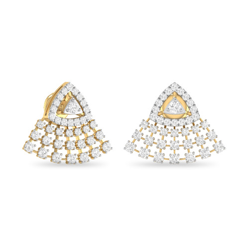 KALANI  AABI JEWELS IGI CERTIFIED DIAMOND JEWELRY EARRING
