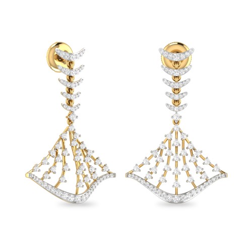 THEA AABI JEWELS IGI CERTIFIED DIAMOND JEWELRY EARRING