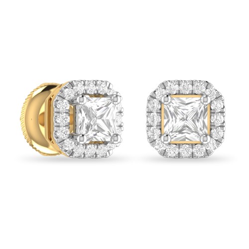 EVIE AABI JEWELS  DIAMOND IGI CERTIFIED DIAMOND EARRINGS TOPES F