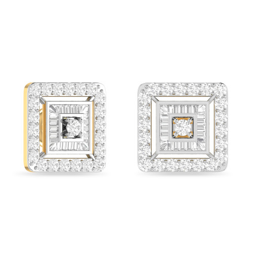 FLONA AABI JEWELS IGI CERTIFIED DIAMOND JEWELRY EARRING