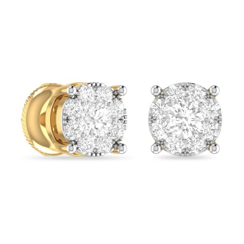 ARIYA AABI JEWELS IGI CERTIFIED DIAMOND JEWELRY EARRING
