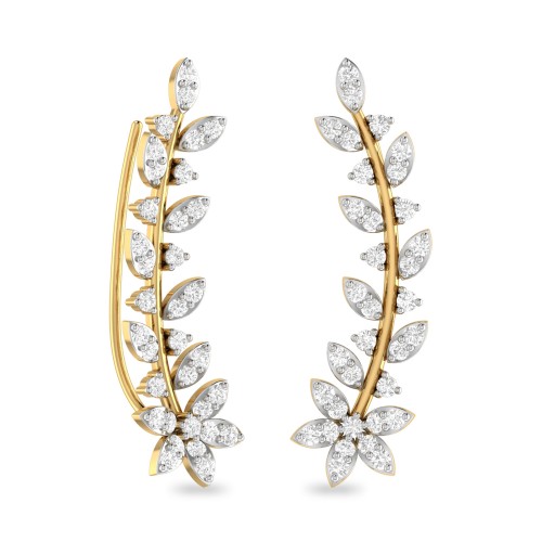 AAIYA AABI JEWELS IGI CERTIFIED DIAMOND JEWELRY EARRING