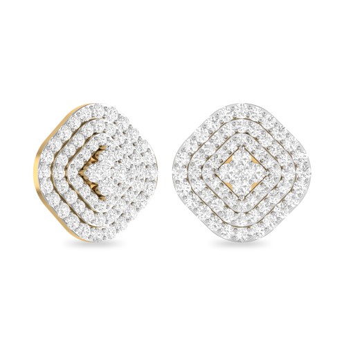 LACY AABI JEWELS  DIAMOND IGI CERTIFIED DIAMOND EARRINGS TOPES F